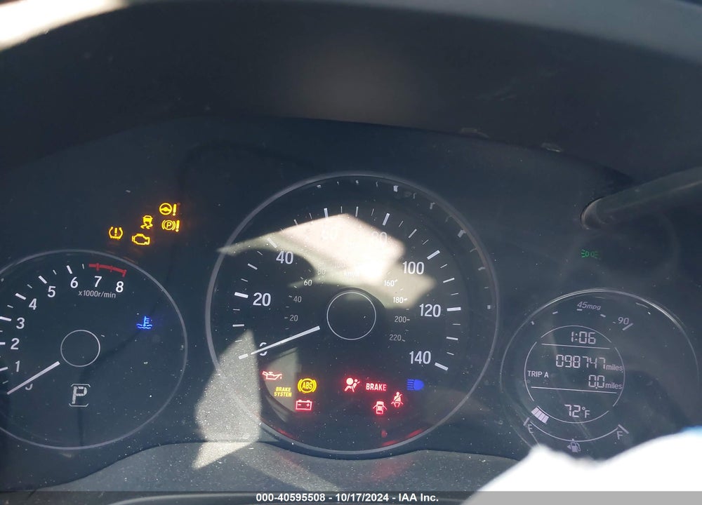 2019 HONDA HR-V SPORT VIN: 3CZRU5H1XKM701015
