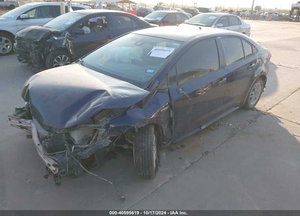 2021 TOYOTA COROLLA HYBRID LE VIN: JTDEAMDE6MJ008801