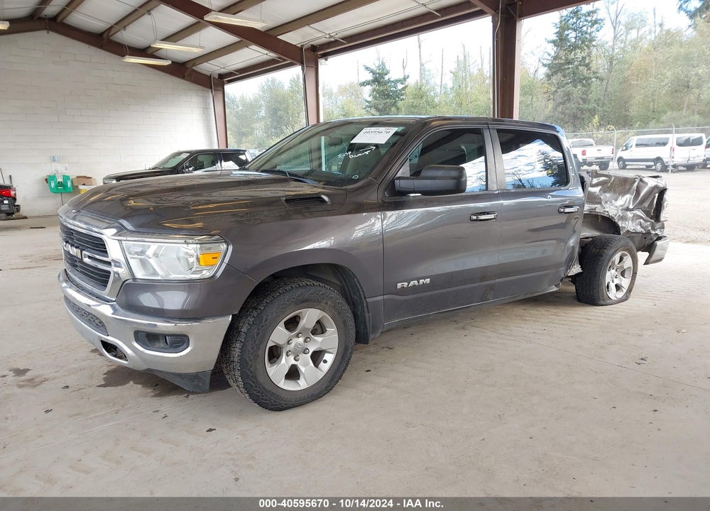 2019 RAM 1500 BIG HORN/LONE STAR 4X4 5'7 BOX VIN: 1C6SRFFT1KN649550
