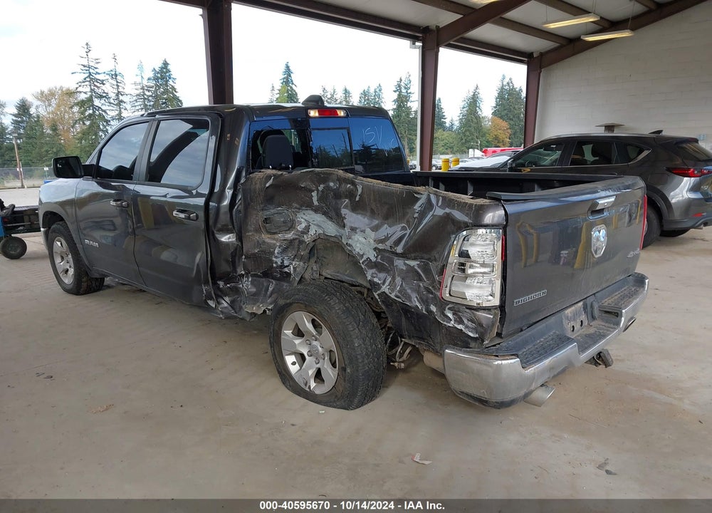 2019 RAM 1500 BIG HORN/LONE STAR 4X4 5'7 BOX VIN: 1C6SRFFT1KN649550