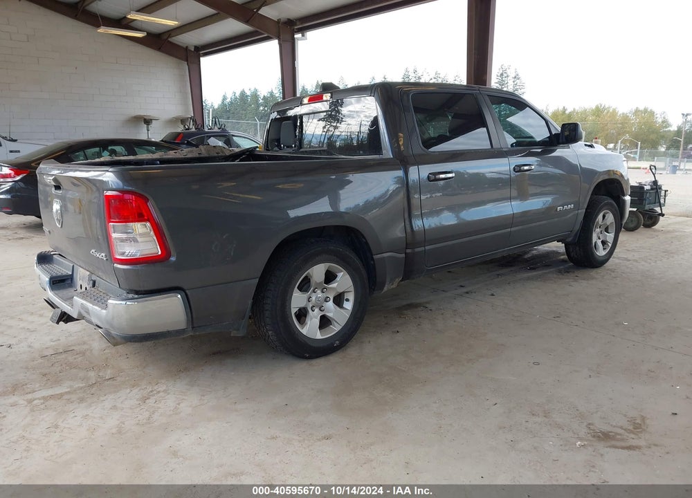 2019 RAM 1500 BIG HORN/LONE STAR 4X4 5'7 BOX VIN: 1C6SRFFT1KN649550