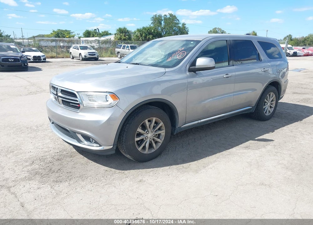 2018 DODGE DURANGO SXT RWD VIN: 1C4RDHAG8JC186652