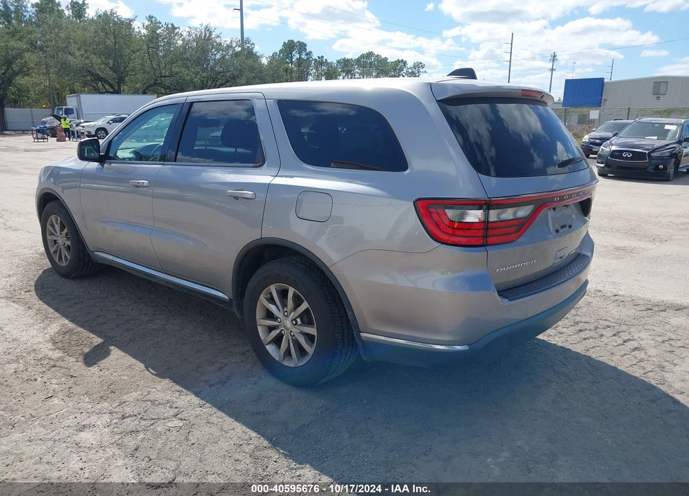 2018 DODGE DURANGO SXT RWD VIN: 1C4RDHAG8JC186652