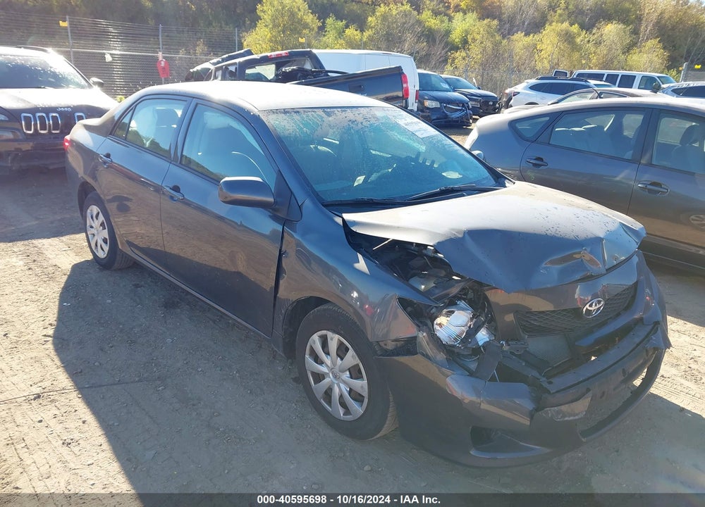 2009 TOYOTA COROLLA LE VIN: 2T1BU40E19C176199