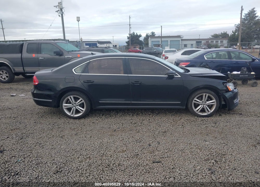 2012 VOLKSWAGEN PASSAT 2.0L TDI SE VIN: 1VWBN7A31CC097639