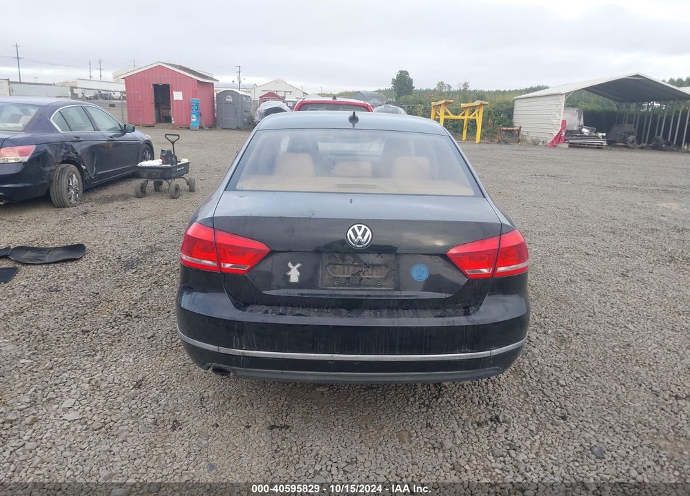 2012 VOLKSWAGEN PASSAT 2.0L TDI SE VIN: 1VWBN7A31CC097639