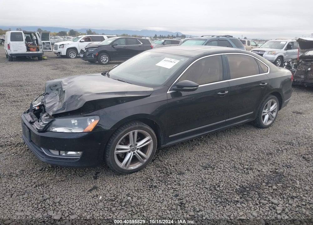 2012 VOLKSWAGEN PASSAT 2.0L TDI SE VIN: 1VWBN7A31CC097639