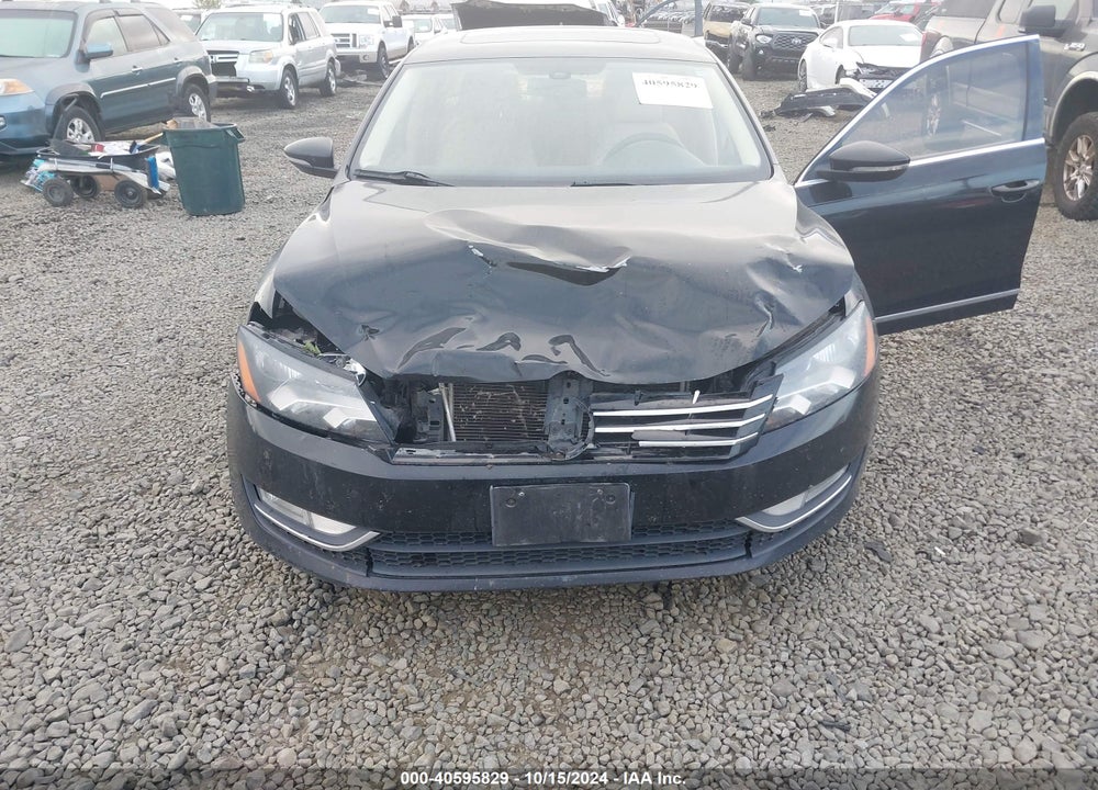 2012 VOLKSWAGEN PASSAT 2.0L TDI SE VIN: 1VWBN7A31CC097639