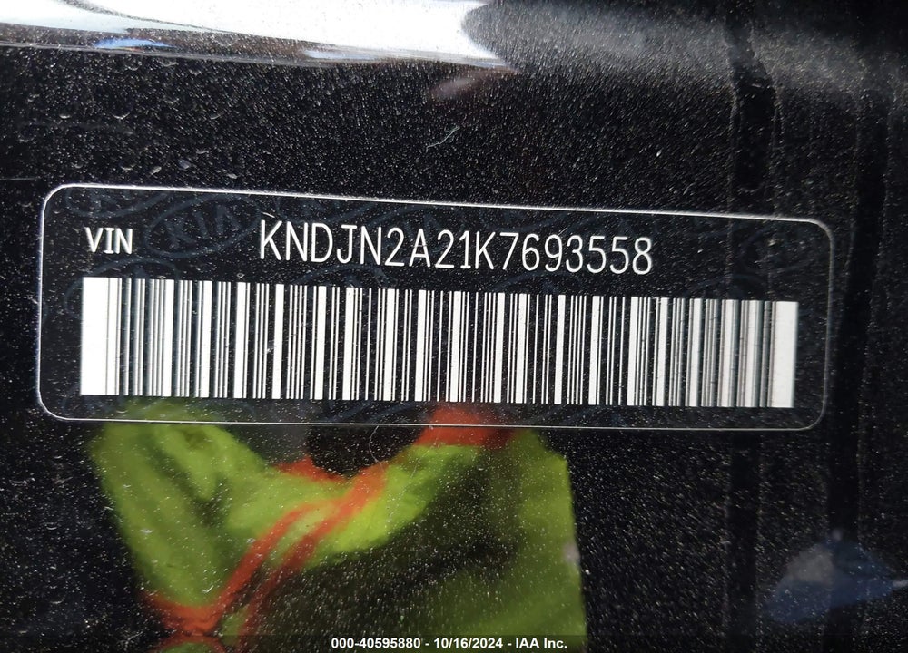 2019 KIA SOUL VIN: KNDJN2A21K7693558