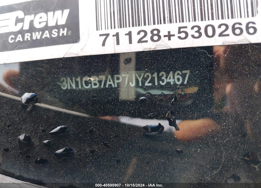 2018 NISSAN SENTRA SR TURBO VIN: 3N1CB7AP7JY213467