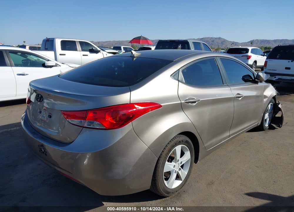 2013 HYUNDAI ELANTRA GLS VIN: 5NPDH4AE8DH171454