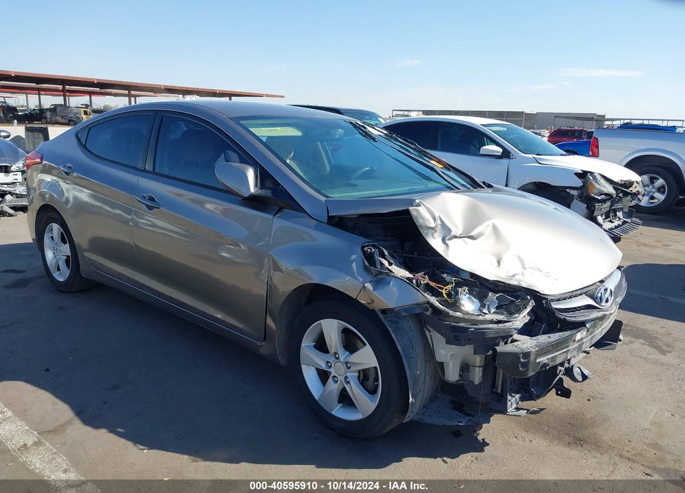 2013 HYUNDAI ELANTRA GLS VIN: 5NPDH4AE8DH171454