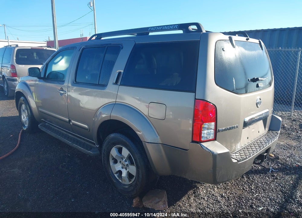 2006 NISSAN PATHFINDER SE VIN: 5N1AR18W16C619749