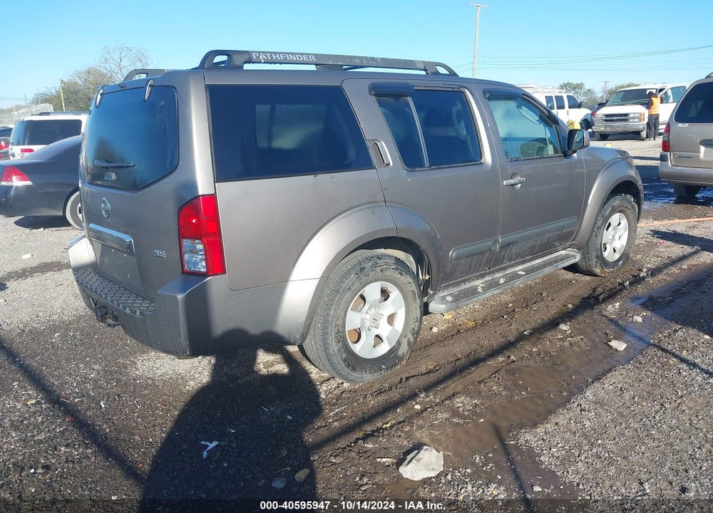 2006 NISSAN PATHFINDER SE VIN: 5N1AR18W16C619749
