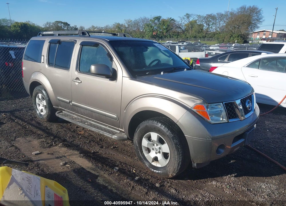 2006 NISSAN PATHFINDER SE VIN: 5N1AR18W16C619749