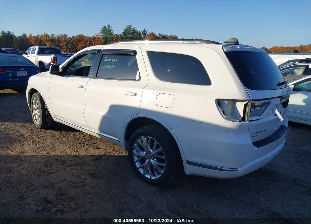2016 DODGE DURANGO LIMITED VIN: 1C4RDJDG8GC433549