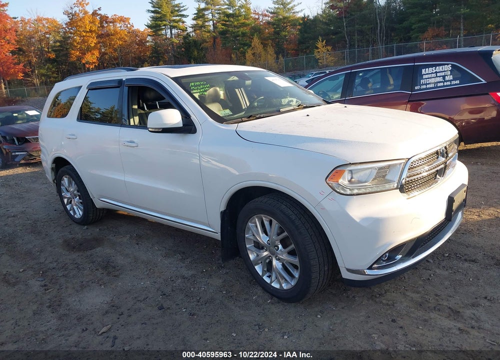 2016 DODGE DURANGO LIMITED VIN: 1C4RDJDG8GC433549
