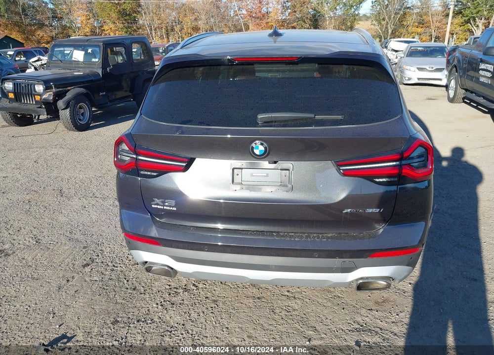 2022 BMW X3 XDRIVE30I VIN: 5UX53DP00N9K23750