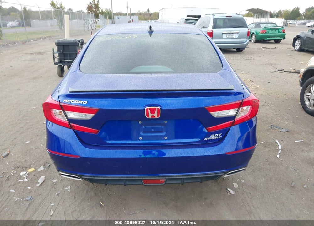 2022 HONDA ACCORD SPORT 2.0T VIN: 1HGCV2F34NA019195