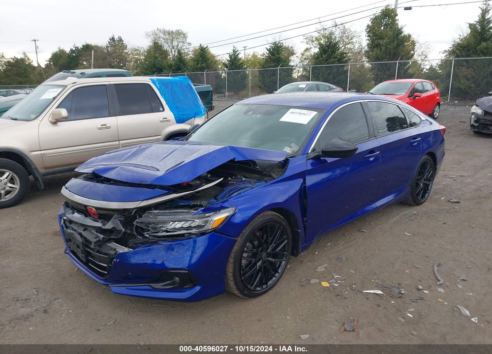 2022 HONDA ACCORD SPORT 2.0T VIN: 1HGCV2F34NA019195