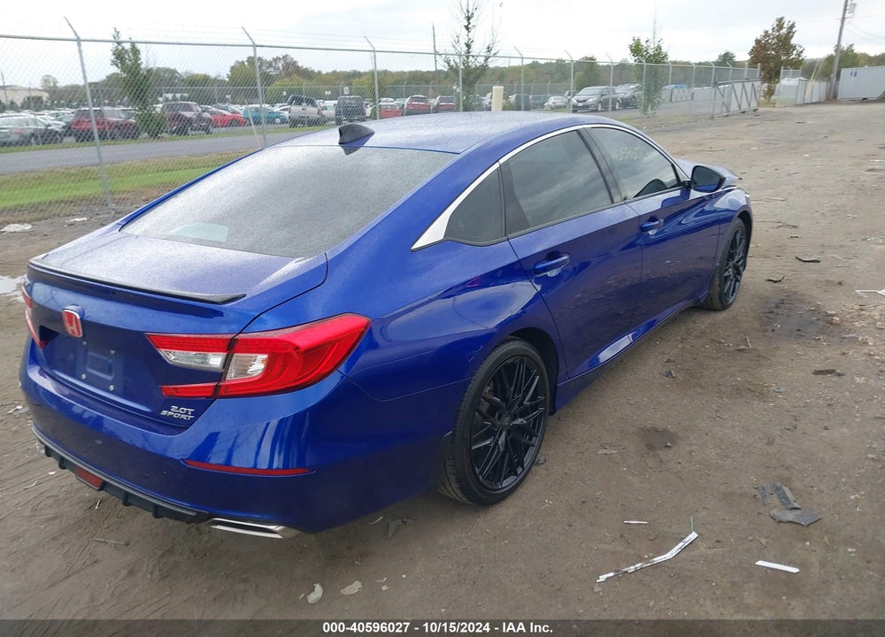 2022 HONDA ACCORD SPORT 2.0T VIN: 1HGCV2F34NA019195