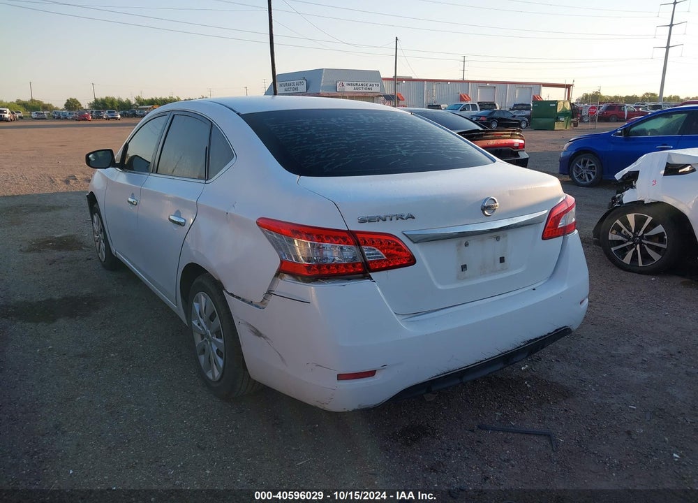 2015 NISSAN SENTRA S VIN: 3N1AB7AP1FY264784