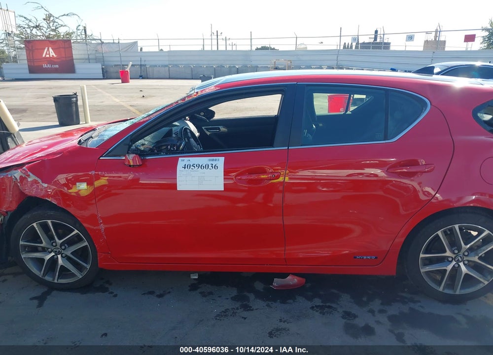 2016 LEXUS CT 200H VIN: JTHKD5BH2G2254822