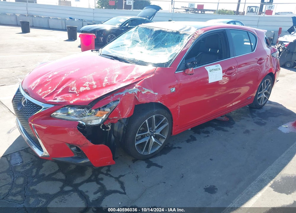 2016 LEXUS CT 200H VIN: JTHKD5BH2G2254822