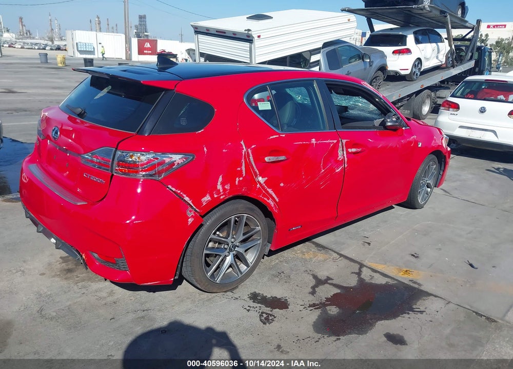 2016 LEXUS CT 200H VIN: JTHKD5BH2G2254822