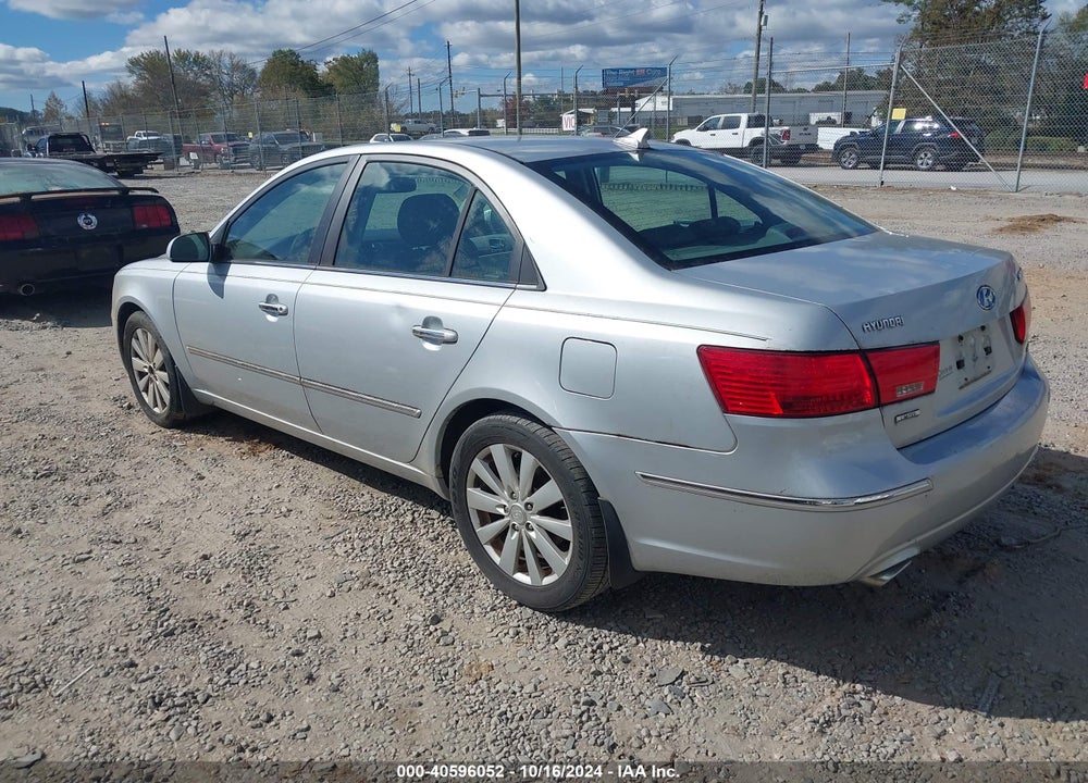 2009 HYUNDAI SONATA LIMITED V6 VIN: 5NPEU46F39H569163