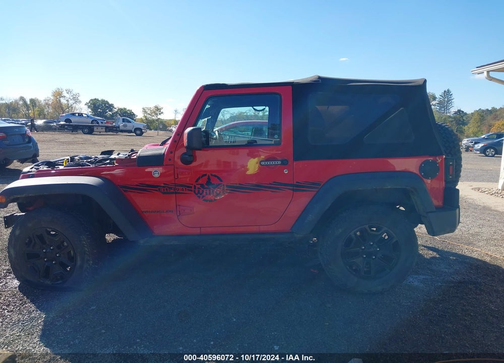 2015 JEEP WRANGLER WILLYS WHEELER VIN: 1C4AJWAG3FL606500