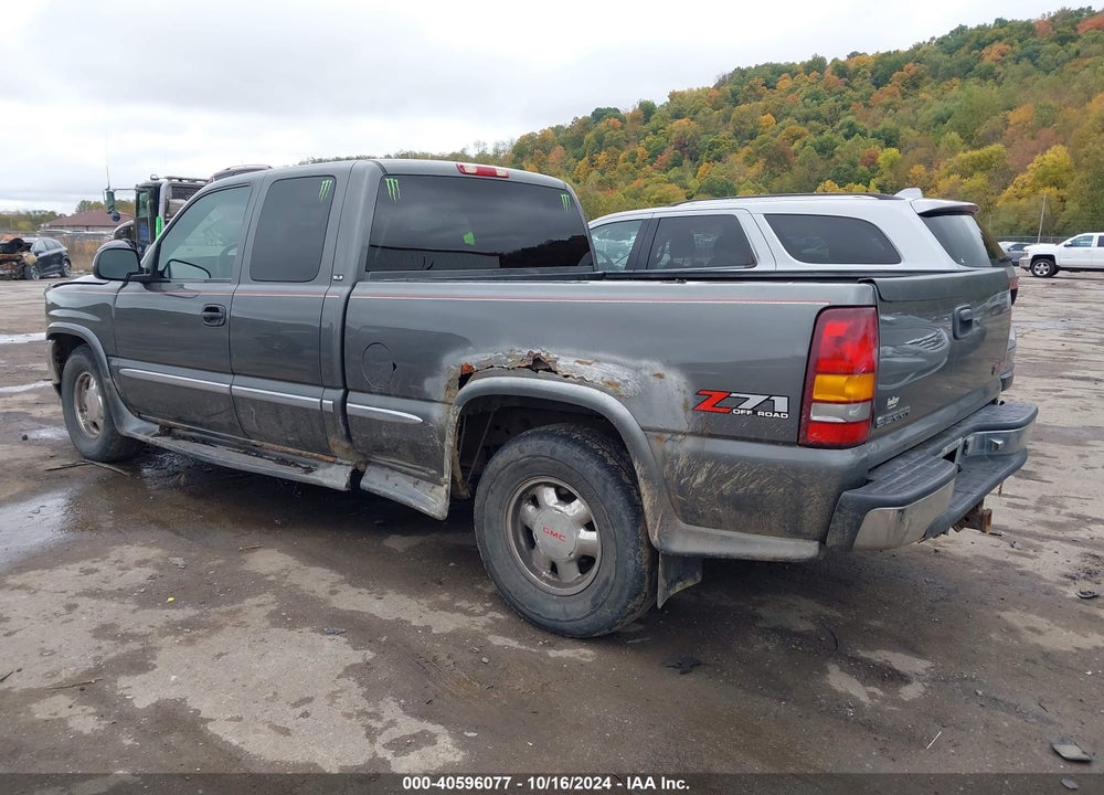2001 GMC SIERRA 1500 SLE VIN: 2GTEK19T911333189