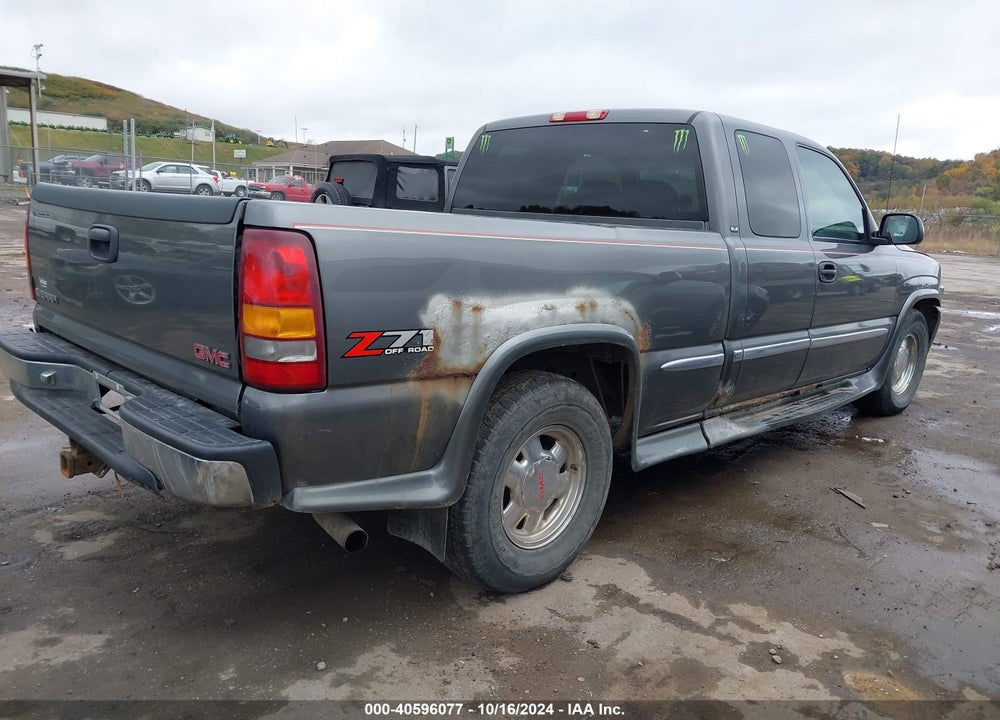 2001 GMC SIERRA 1500 SLE VIN: 2GTEK19T911333189