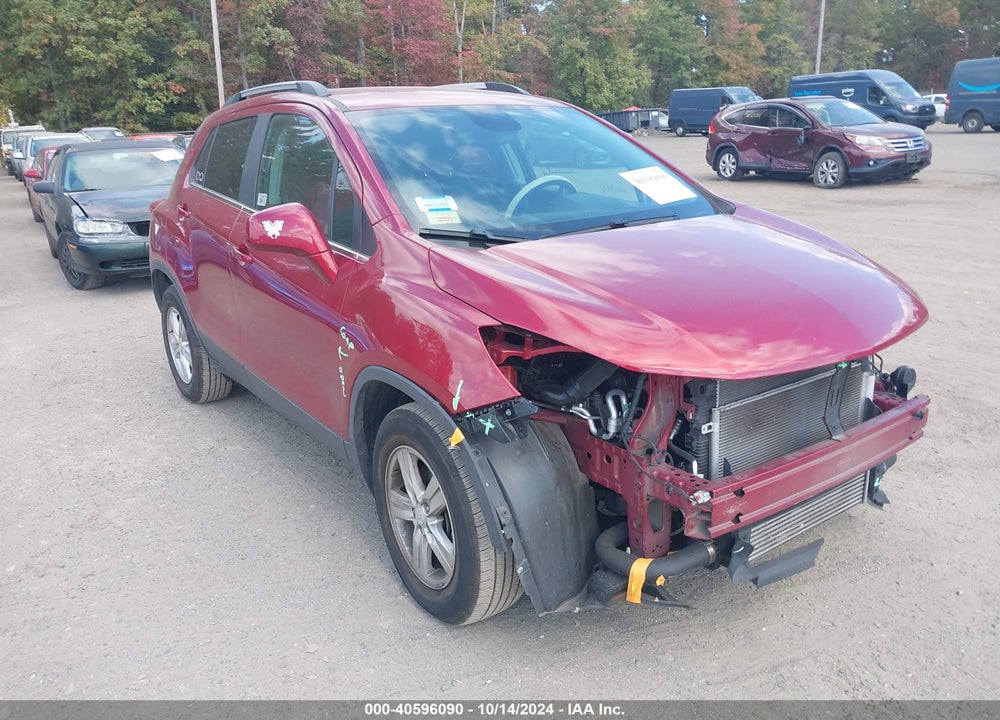2019 CHEVROLET TRAX LT VIN: 3GNCJLSB4KL113165