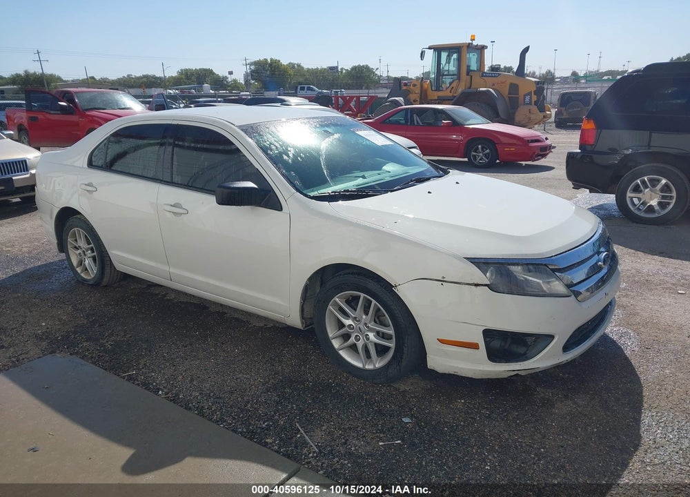 2012 FORD FUSION S VIN: 3FAHP0GA3CR163006