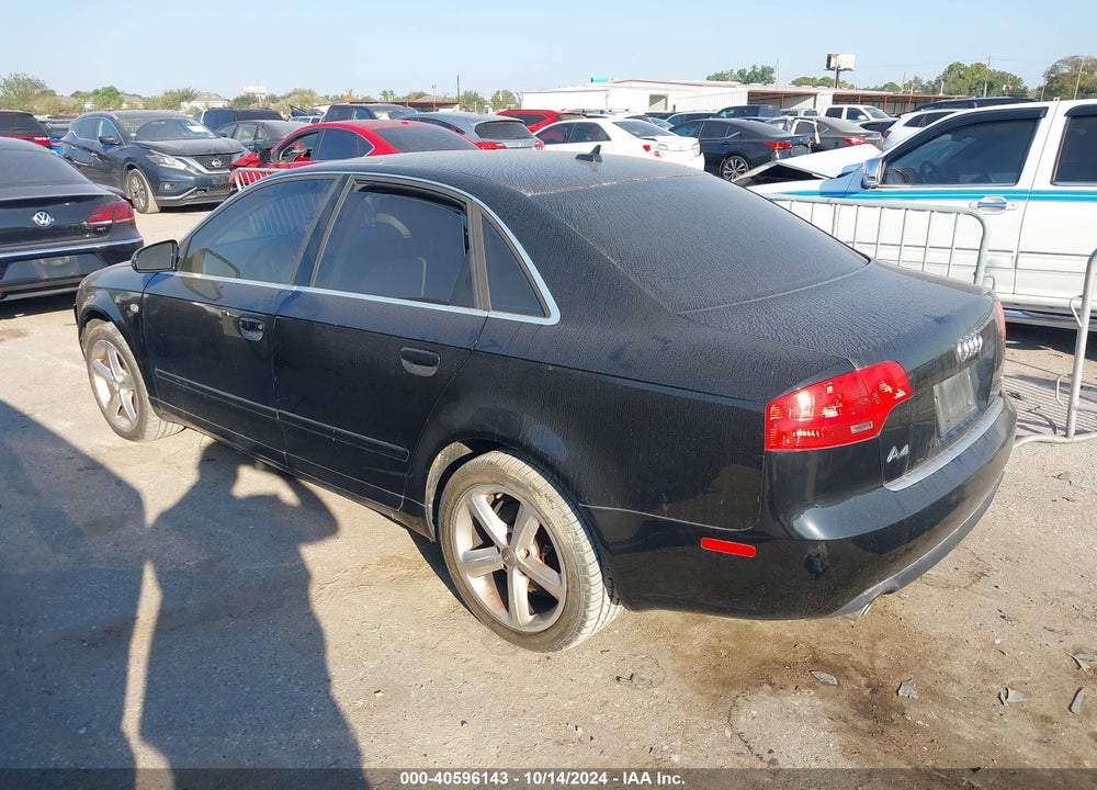 2007 AUDI A4 3.2 VIN: WAUDH78E07A035111