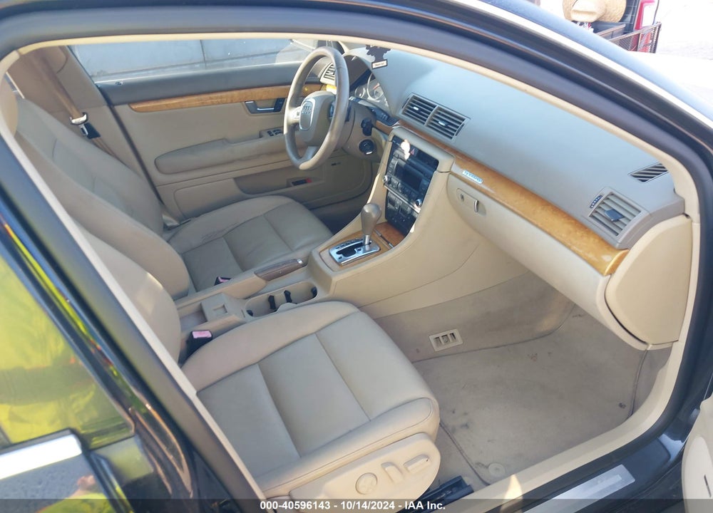 2007 AUDI A4 3.2 VIN: WAUDH78E07A035111
