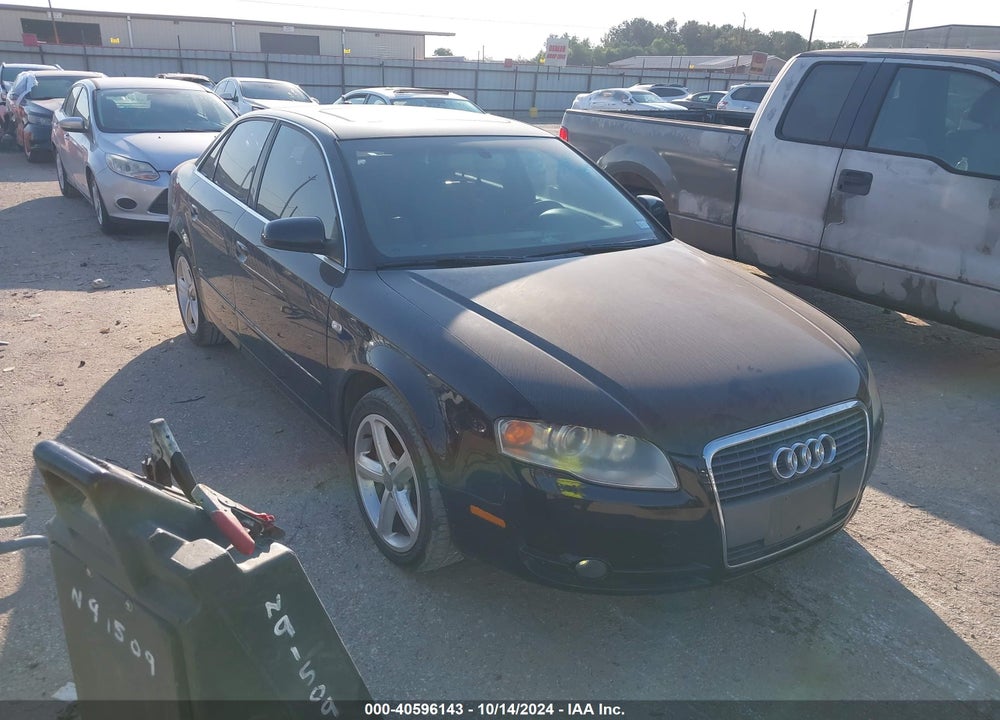 2007 AUDI A4 3.2 VIN: WAUDH78E07A035111