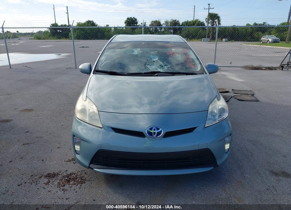 2012 TOYOTA PRIUS FOUR VIN: JTDKN3DU3C1596258