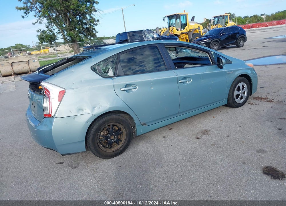 2012 TOYOTA PRIUS FOUR VIN: JTDKN3DU3C1596258