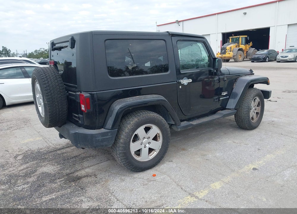 2007 JEEP WRANGLER SAHARA VIN: 1J4FA54127L198218