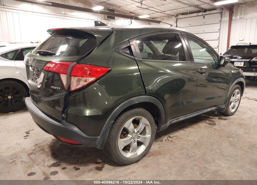 2016 HONDA HR-V EX-L VIN: 3CZRU6H70GM735000