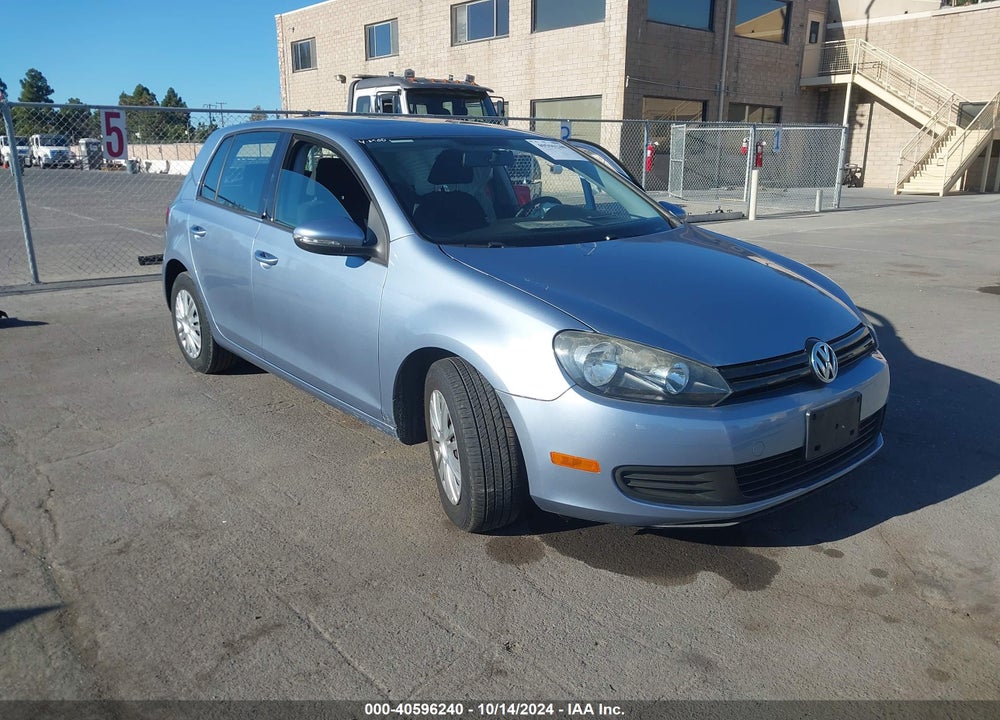 2012 VOLKSWAGEN GOLF 2.5L 4-DOOR VIN: WVWDB7AJ4CW171363