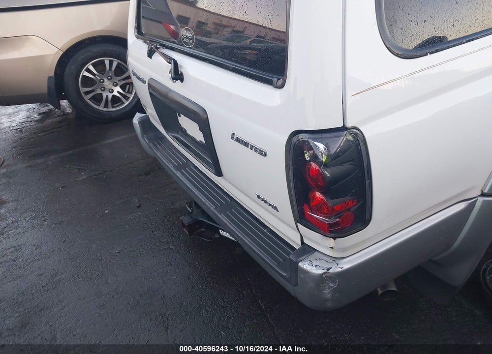 2000 TOYOTA 4RUNNER LIMITED V6 VIN: JT3GN87R1Y0177014