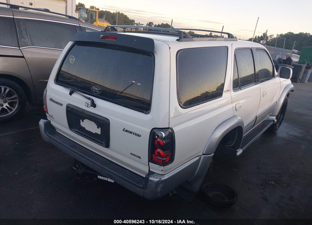 2000 TOYOTA 4RUNNER LIMITED V6 VIN: JT3GN87R1Y0177014