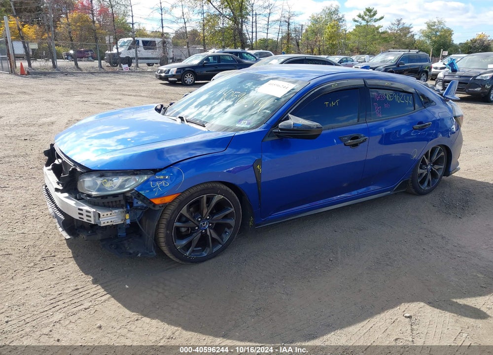 2017 HONDA CIVIC SPORT VIN: SHHFK7H49HU405581