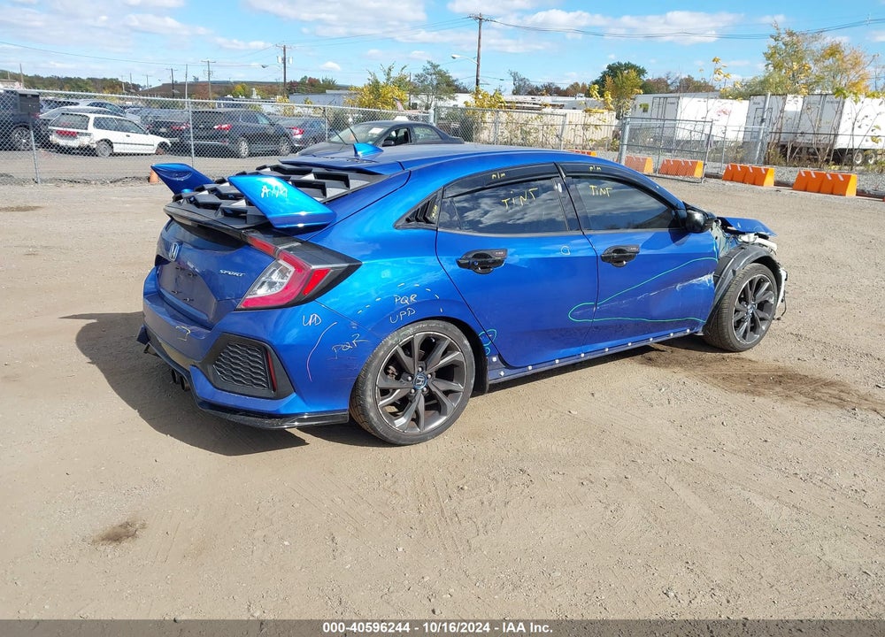 2017 HONDA CIVIC SPORT VIN: SHHFK7H49HU405581