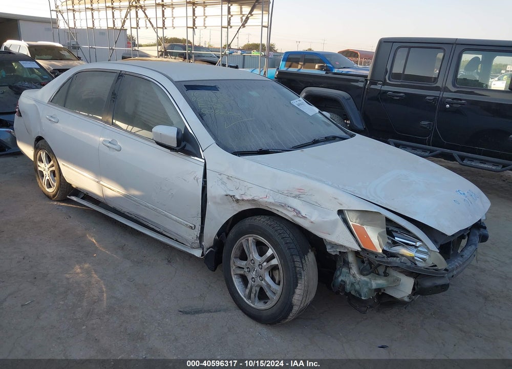 2007 HONDA ACCORD 2.4 SE VIN: JHMCM563X7C003205