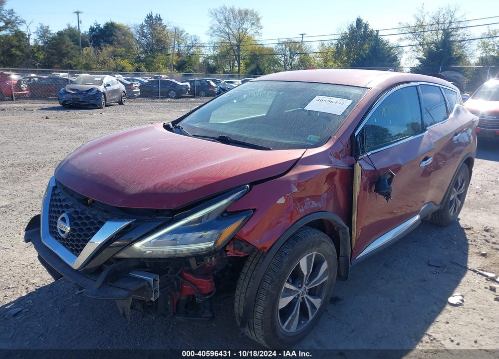 2019 NISSAN MURANO S VIN: 5N1AZ2MSXKN106586
