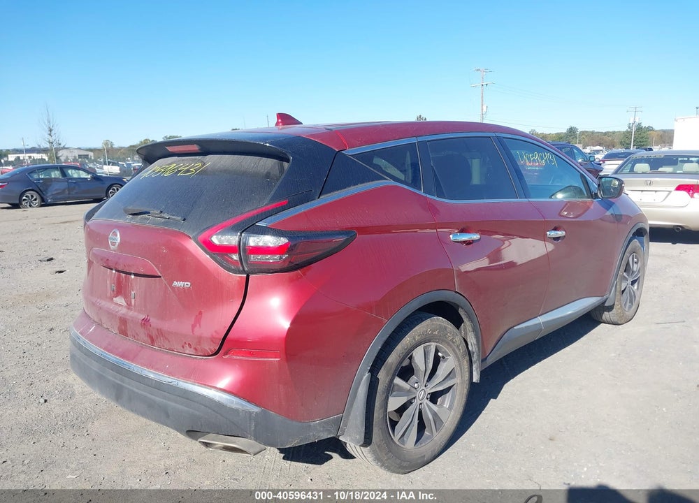 2019 NISSAN MURANO S VIN: 5N1AZ2MSXKN106586
